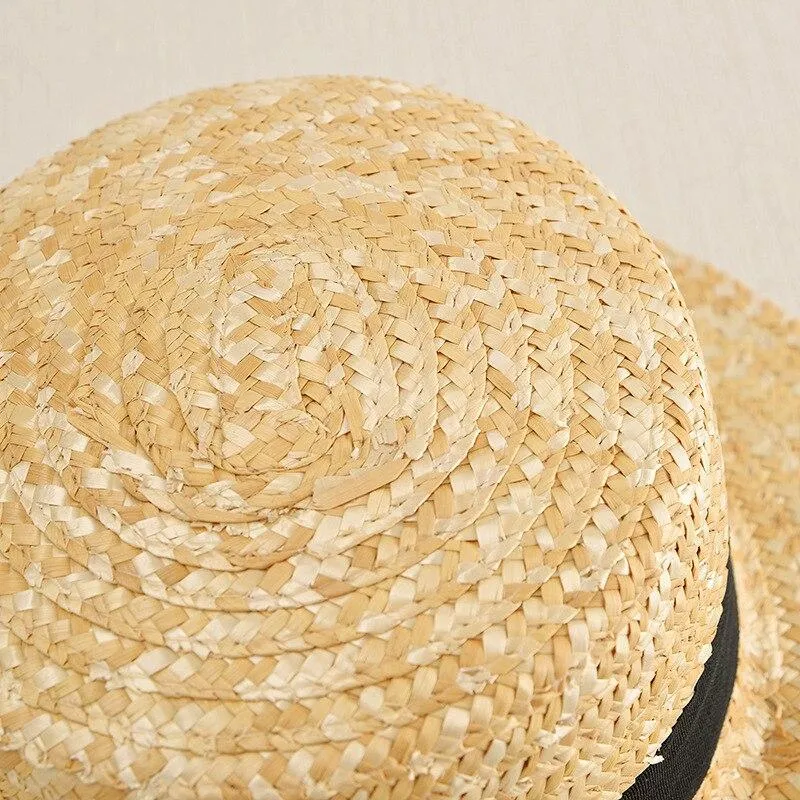 Straw Boater Hat