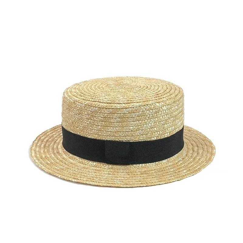 Straw Boater Hat