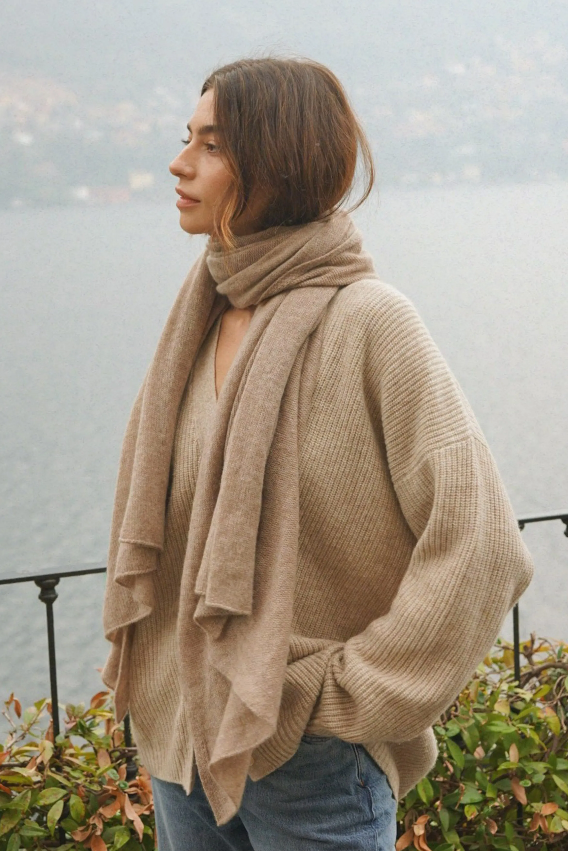 The Mathilda Cashmere Scarf // Rye