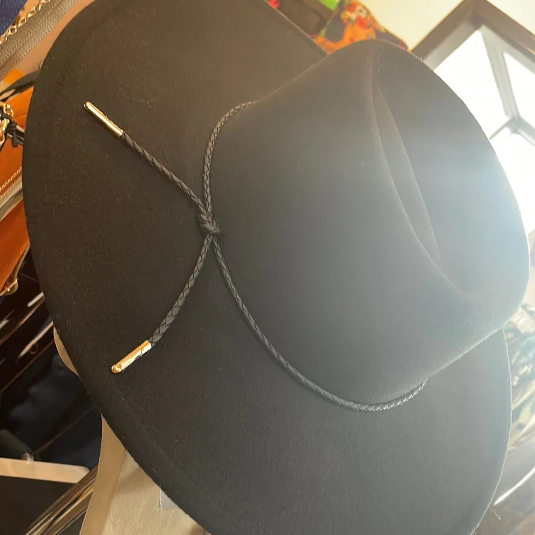 Wide Brim Fedora Hat