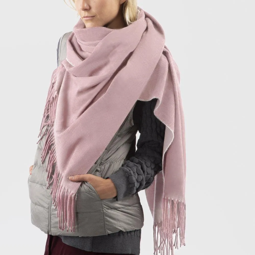 Women’s Recycled Scarf with Fringe