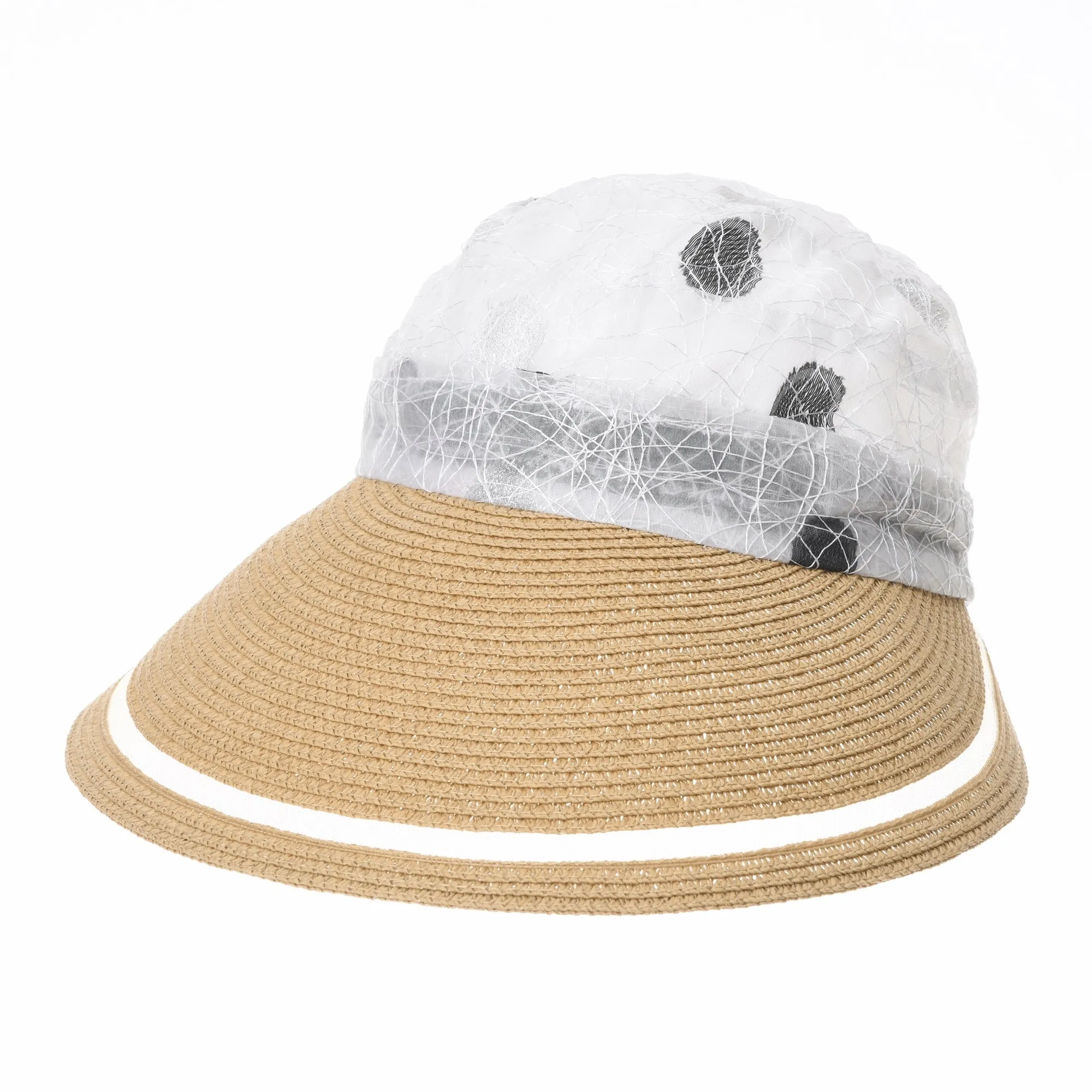 Womens Summer Sun Visor Cap Packable Beach Hat SLH1042