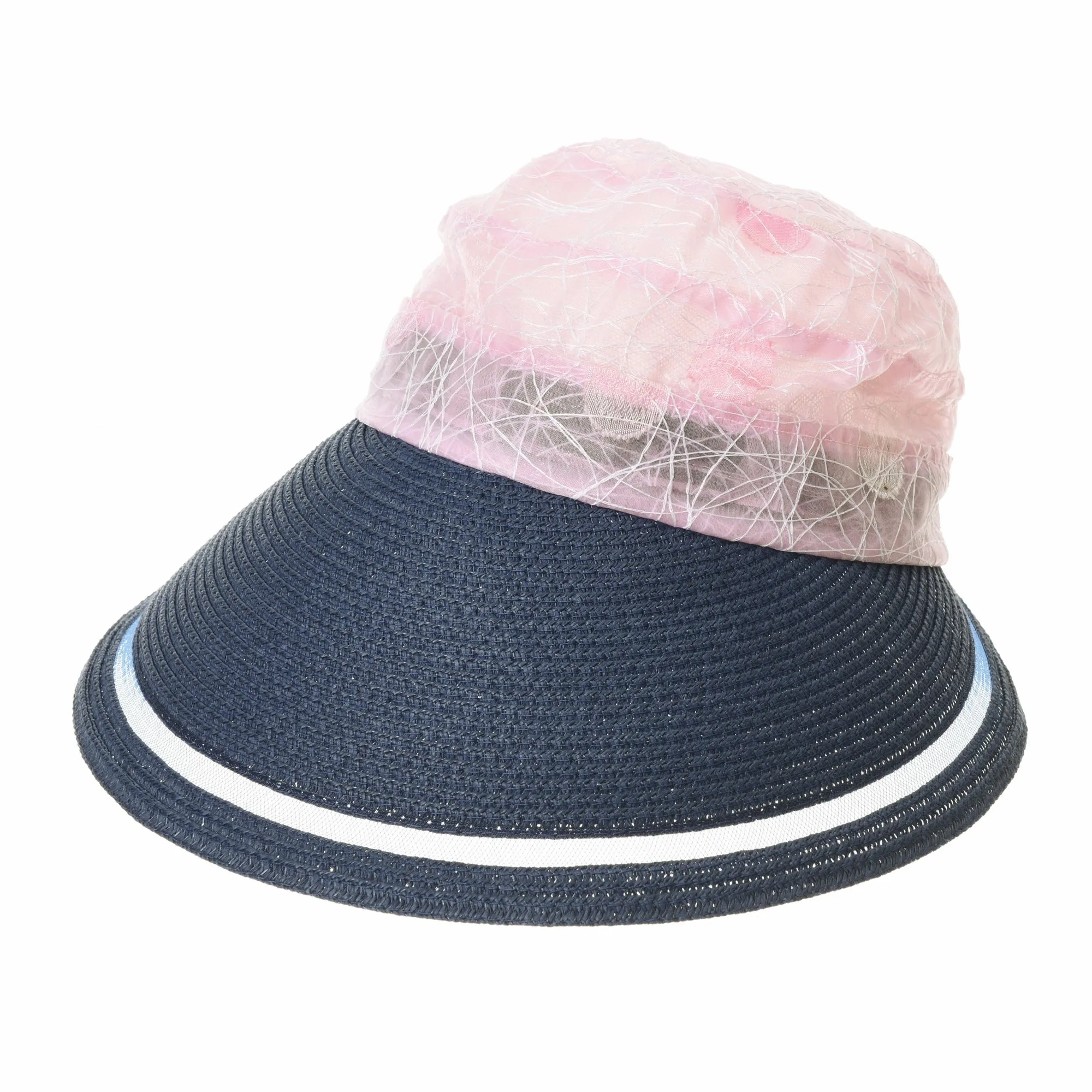 Womens Summer Sun Visor Cap Packable Beach Hat SLH1042