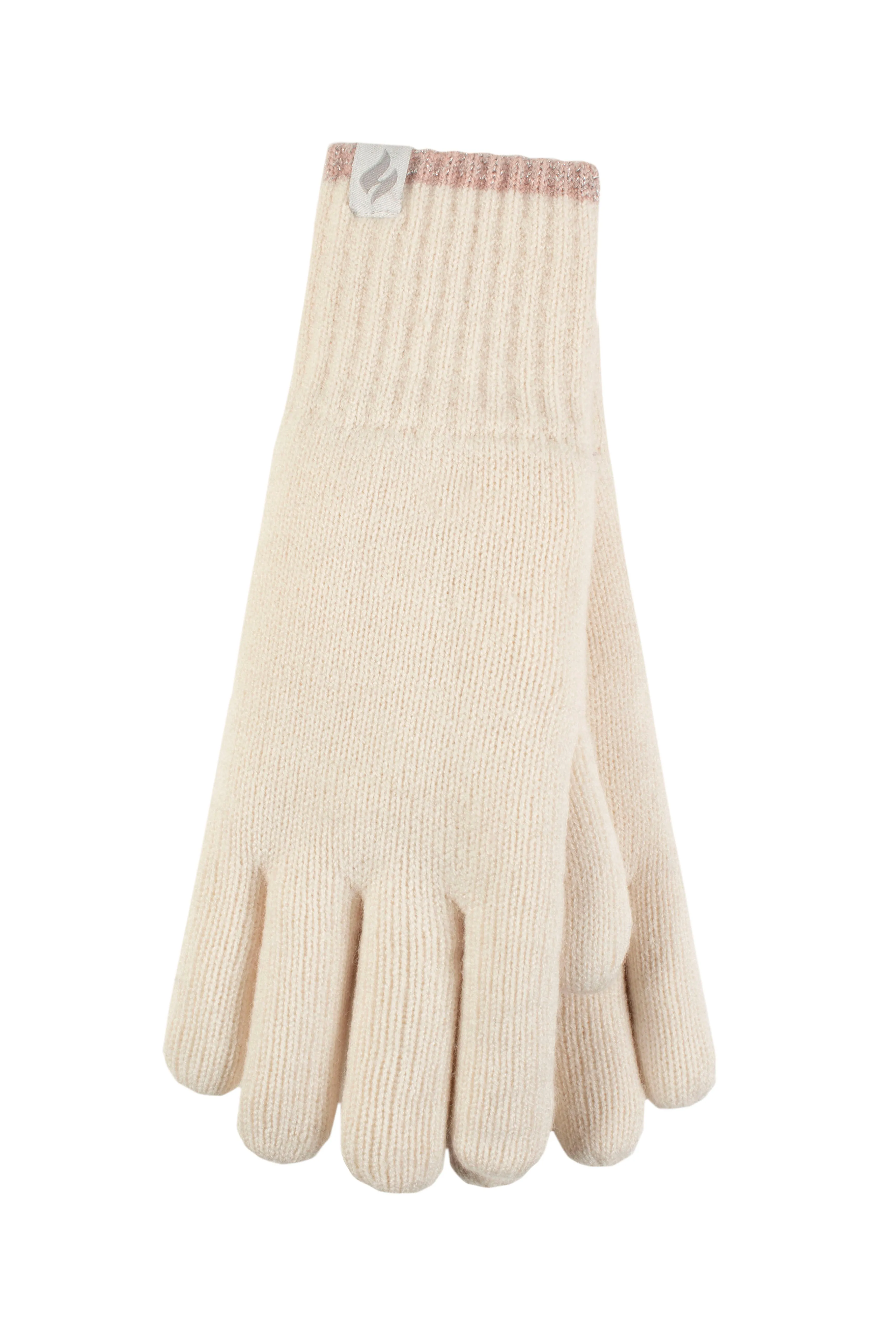 Women's Torrey glove with Lurex stripe